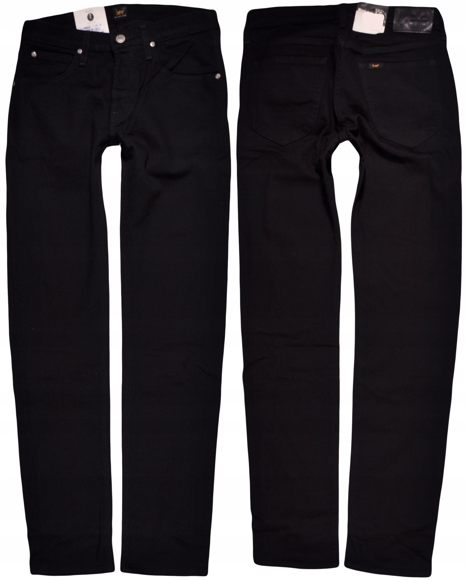Lee kalhoty Tapered low waist Black jeans Daren W31 L32