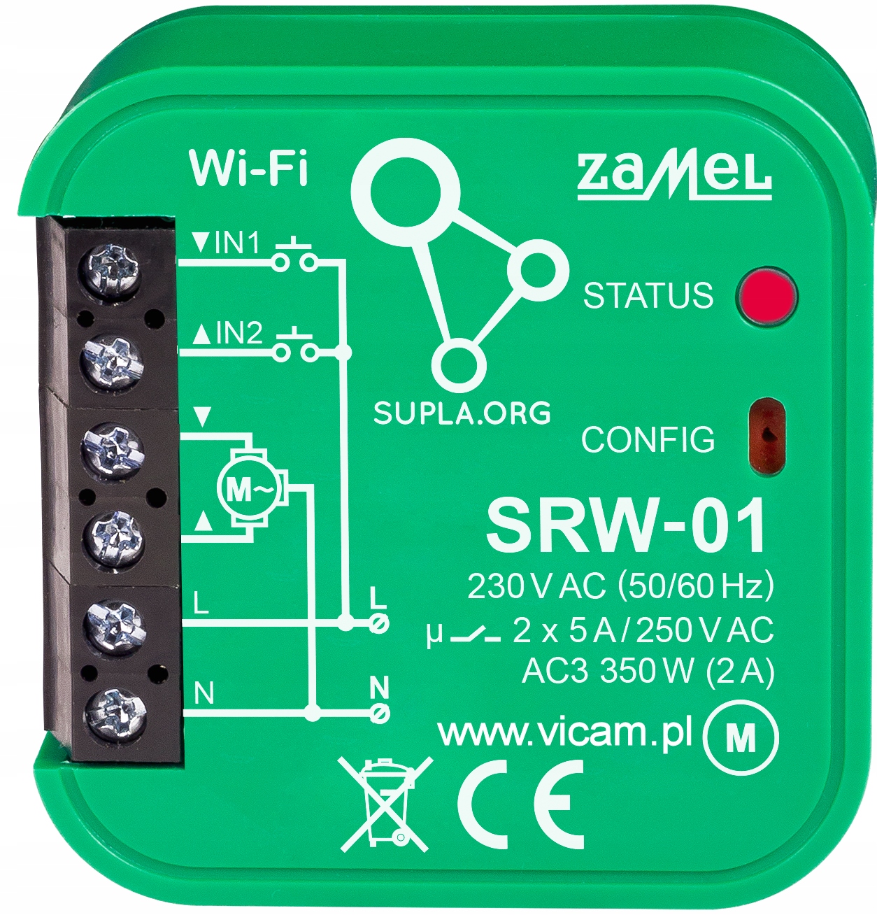 

Sterownik Rolet Zamel Supla SRW-01 dopuszkowy WiFi