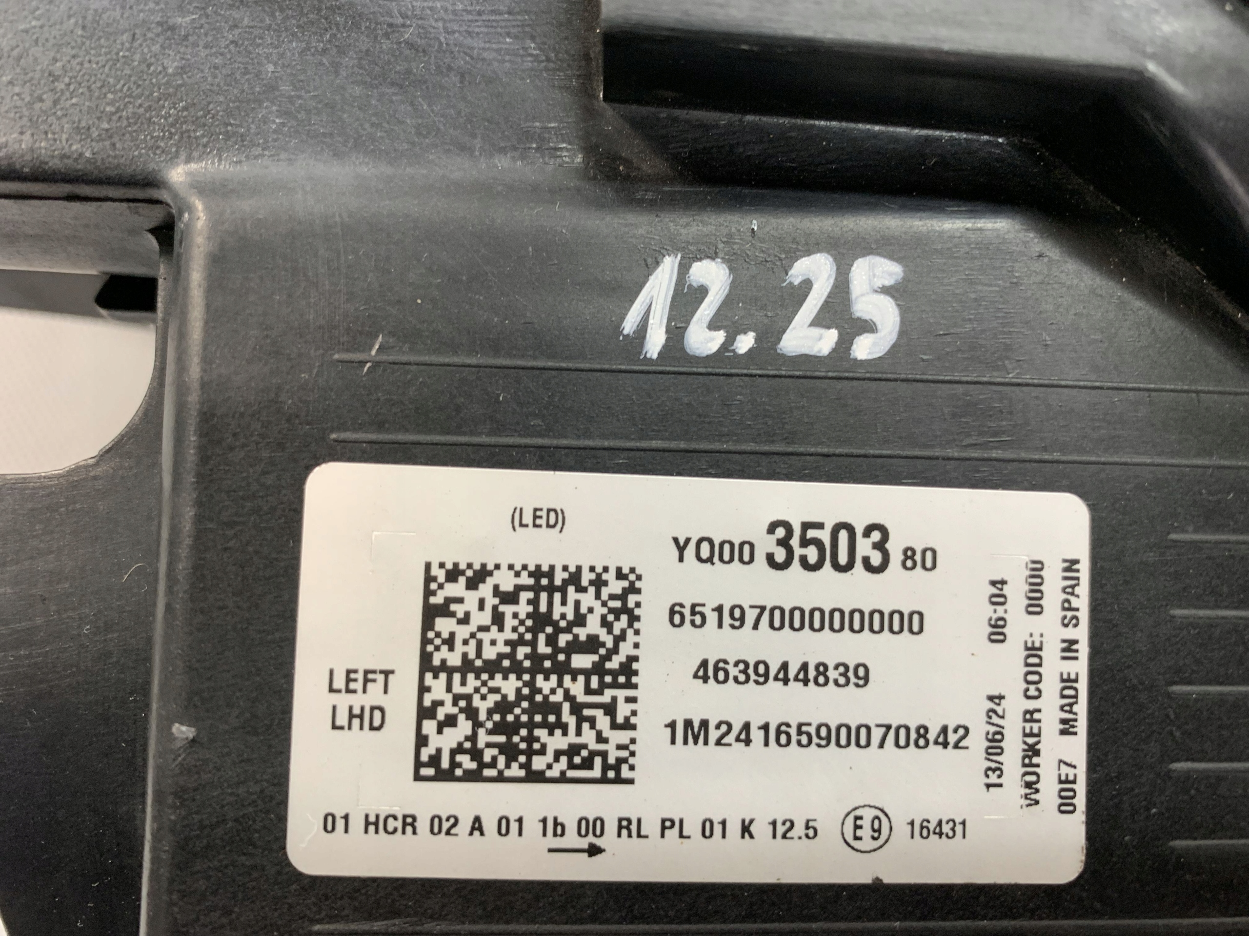 light front reflektor left Opel Crossland X FL Fullled 463944839 12.25