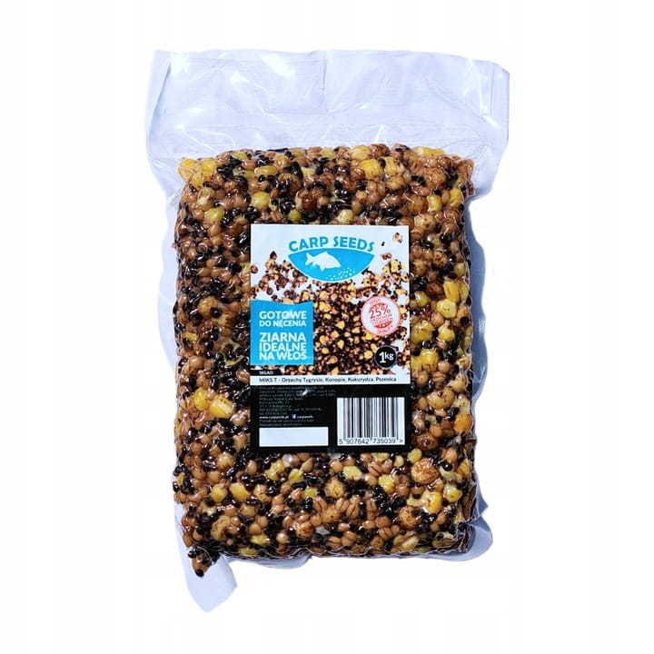 Carp Seeds Miks T Kukurydza, Orzechy, Konopie, Pszenica 1kg