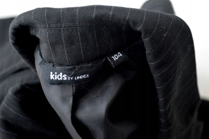 LINDEX Marynarka CZARNA 104cm 4lat j.NOWA Płeć chłopcy