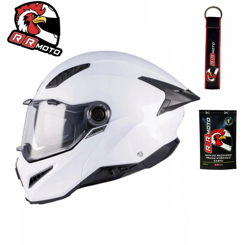 Prilba Axxis Ghostfighter Sv Solid A0 Pearl White Gloss biela matná Darčeky