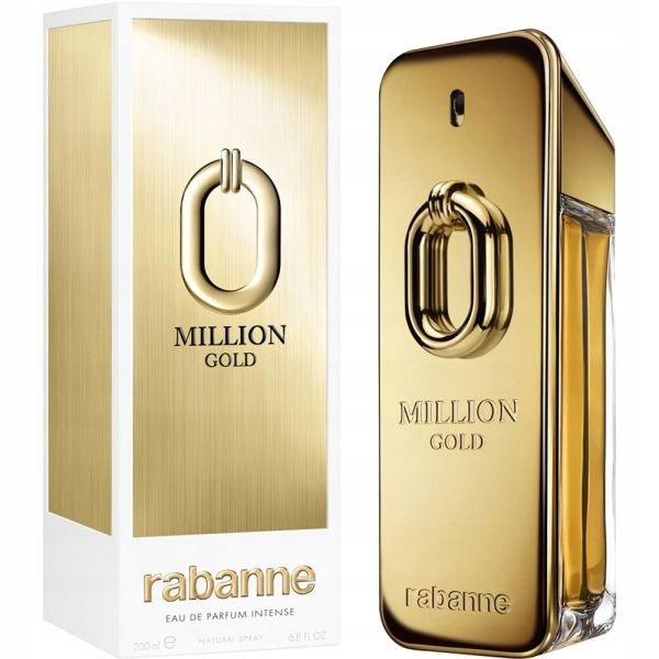 Paco Rabanne Q Million Gold Eau De Parfum Intense Novinka 200 ml