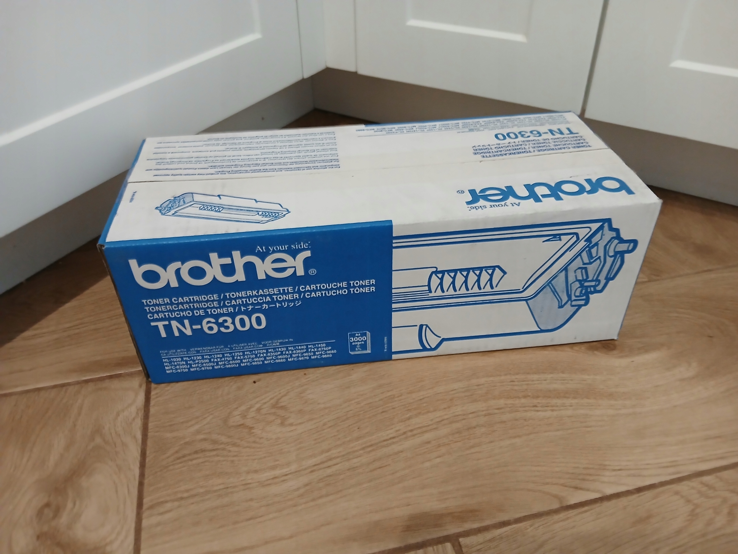 Toner Brother TN-6300 Černý Originální HL-1230 HL-1250