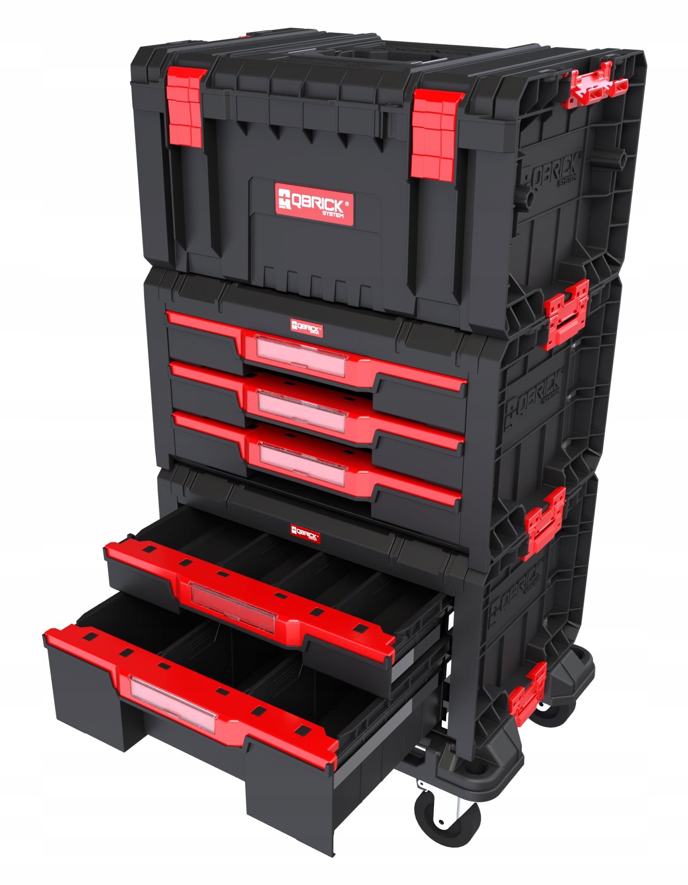 QBRICK mobilna szafka PRO Drawer SET 2 QST32PRO Pojemność 19 l