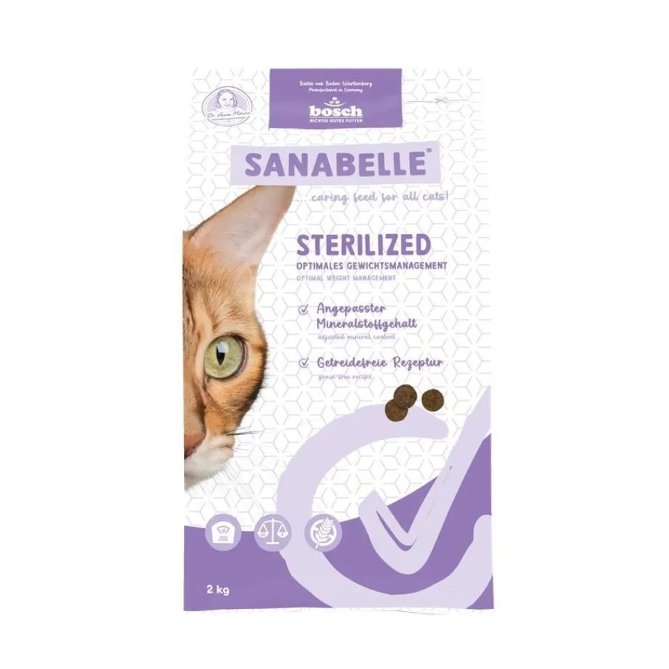 Levně Sanabelle Sterilizované suché krmivo pro sterilizované kočky krmivo pro kočky