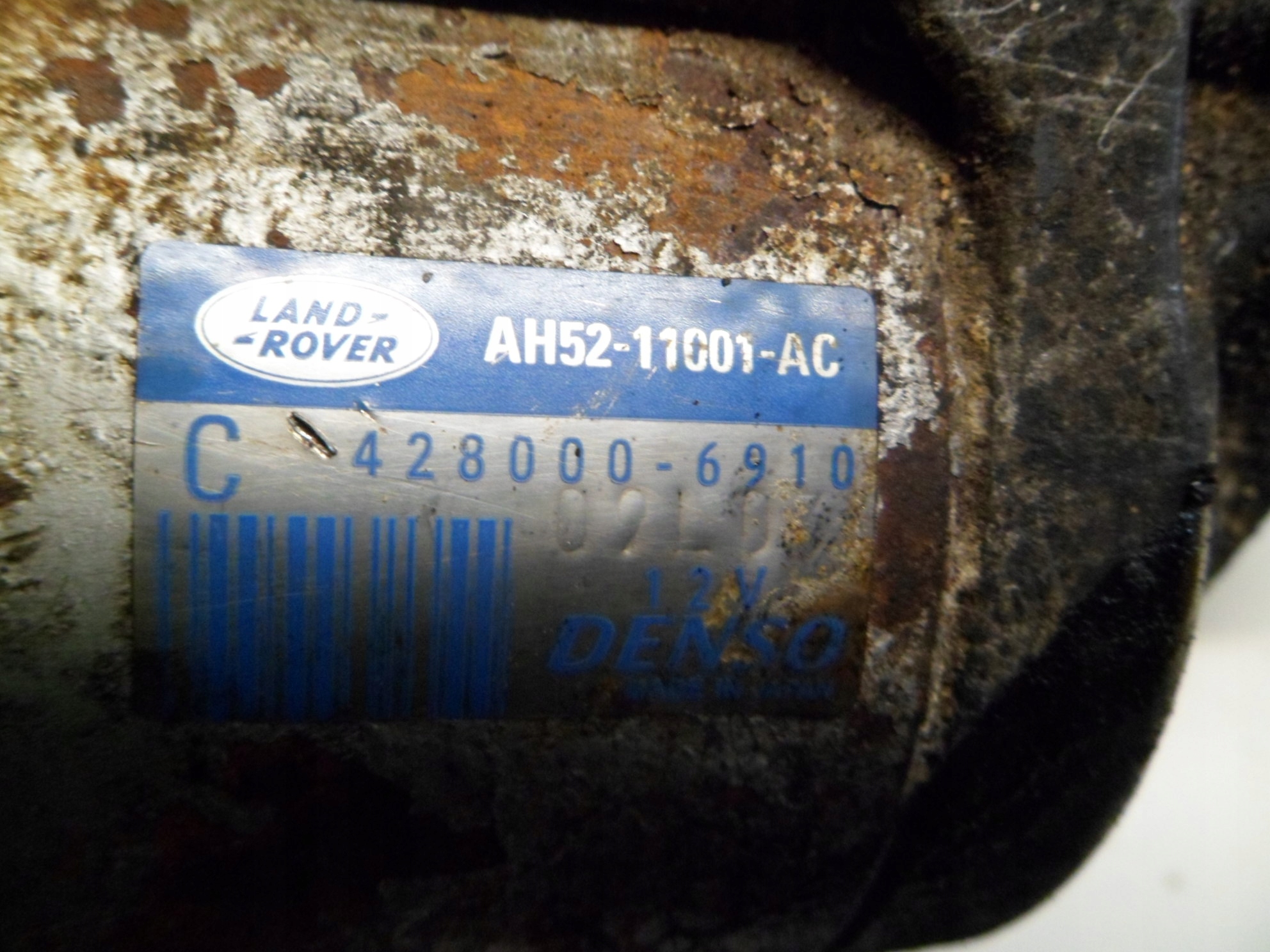 LAND ROVER FREELANDER II 2.2 TD4 starter AH52-11001-AC