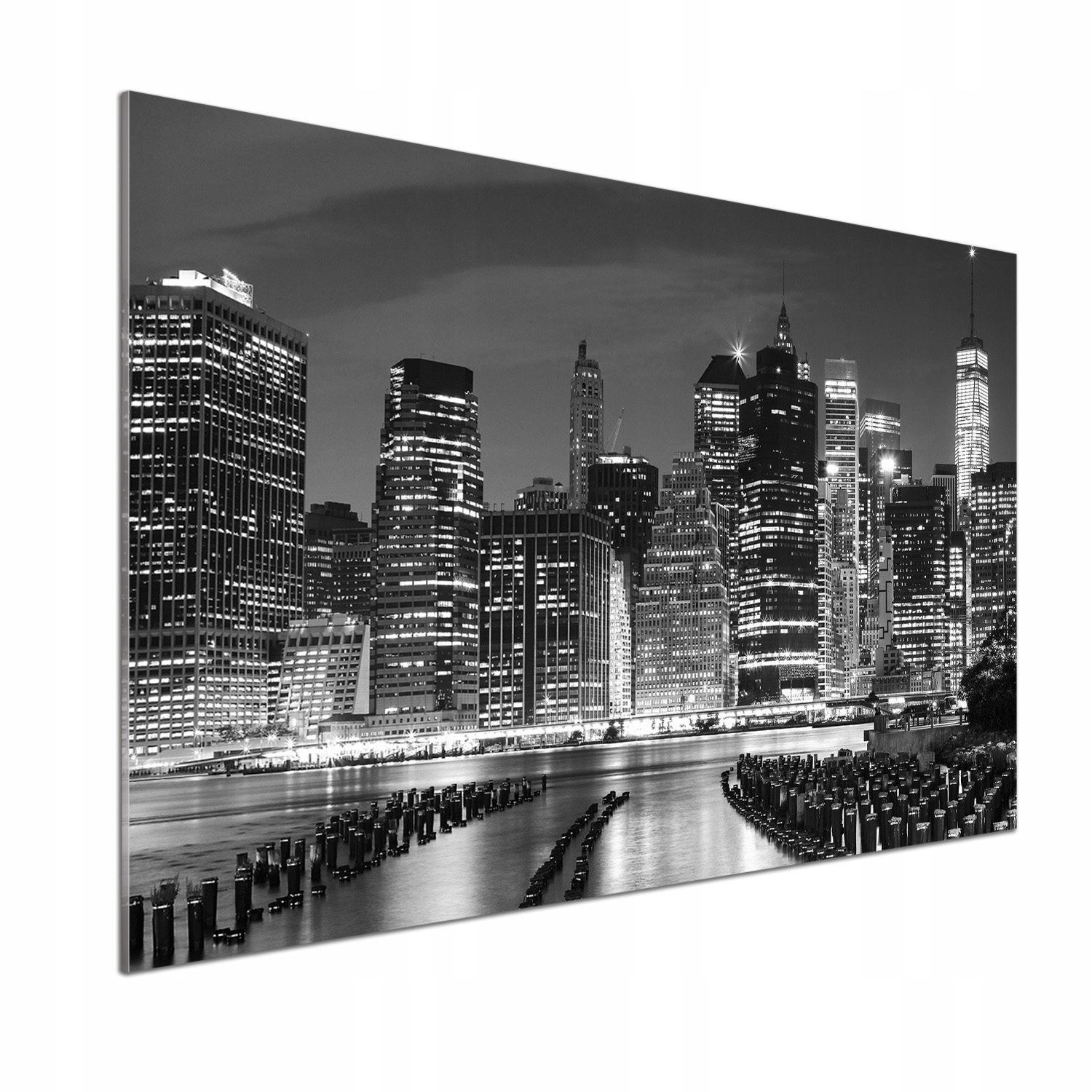 Panel do kuchyne Manhattan v noci 100 x 70 cm Lepidlo