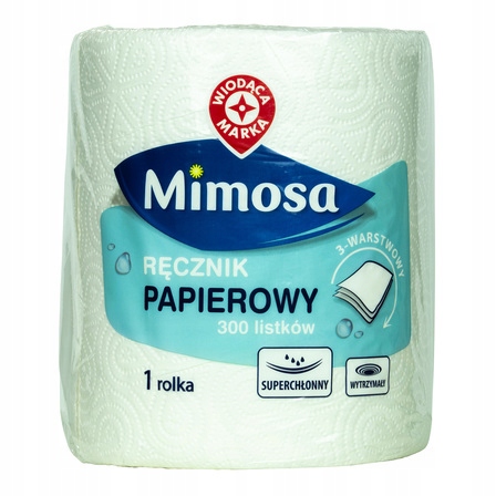 

Wm Mimosa Ręcznik Papierowy 3 Warstwy 300 Listków