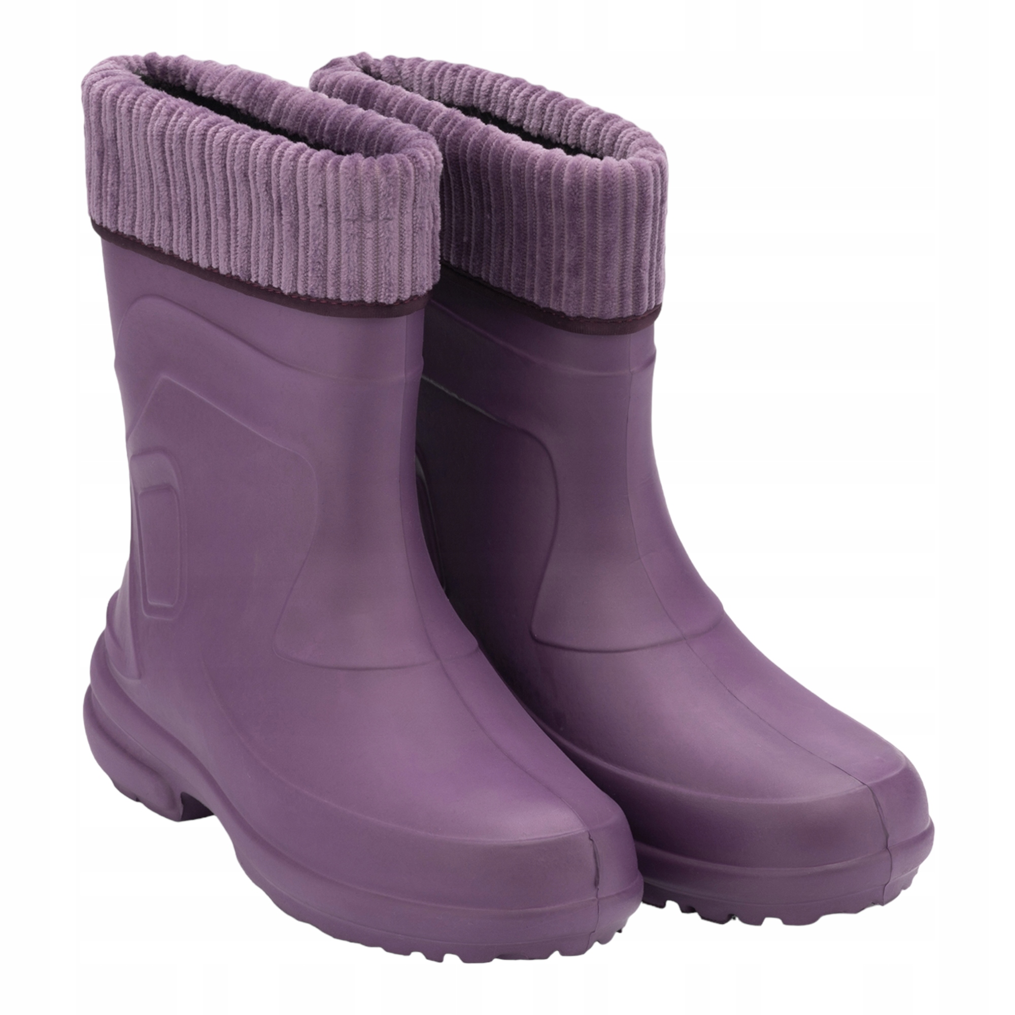 KALOSZE ŚNIEGOWCE OCIEPLANE DAMSKIE LEKKIE CIEPŁE 40 M146 FIOLET DAMSKI KAL