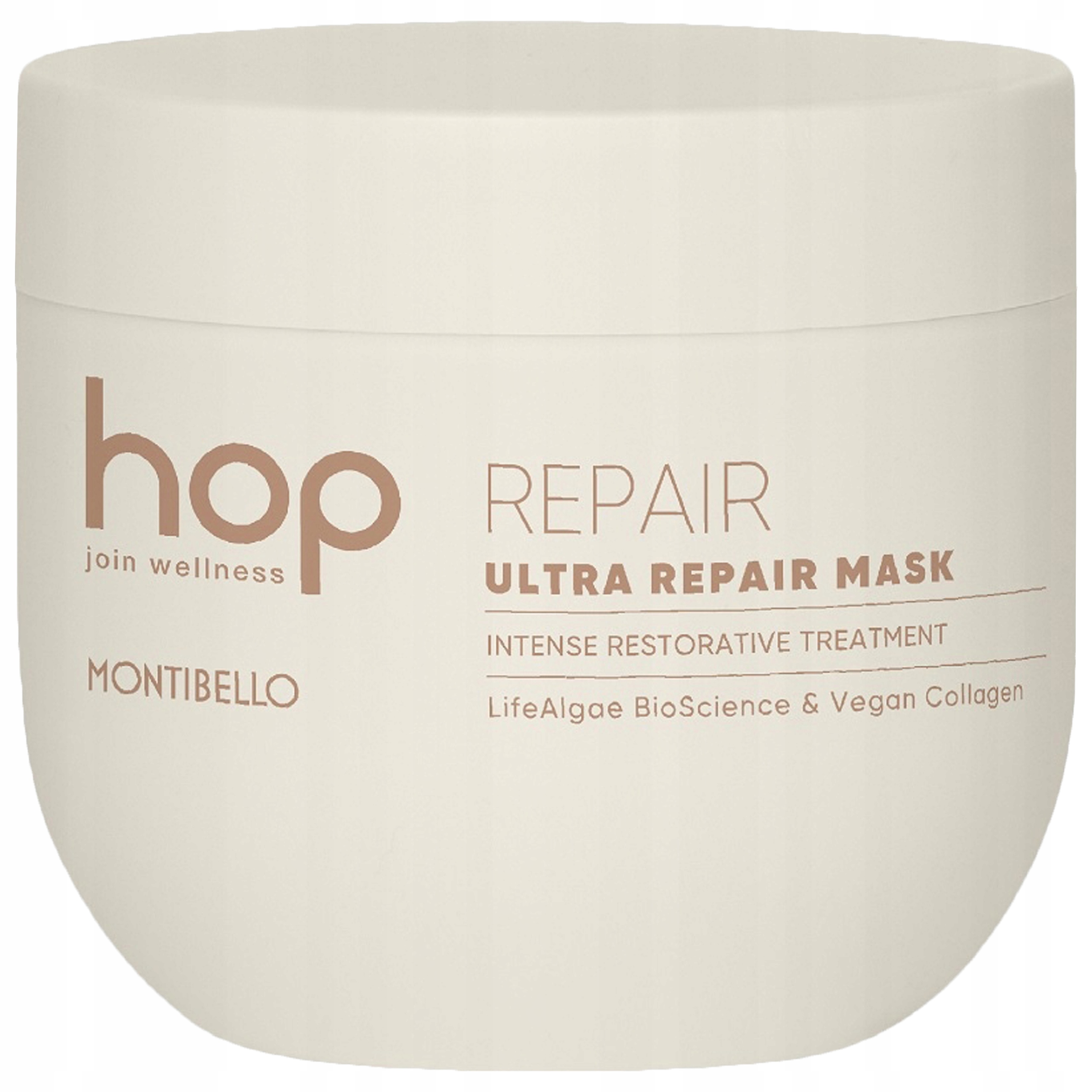 Montibello maska do włosów zniszczonych, 500ml regeneruje uszkodzenia