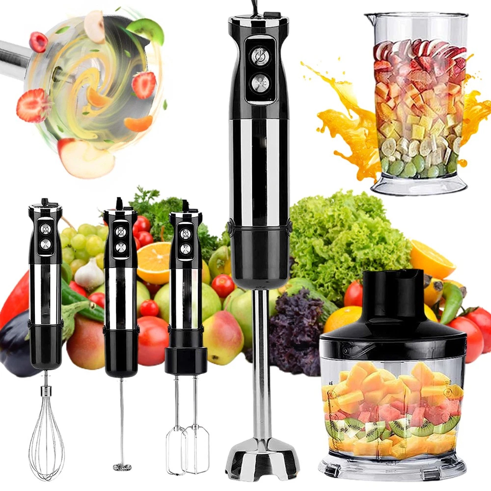 Multifunkční Ruční Mixér 6 Úrovní Turbo Režim Set 6v1 Drtič