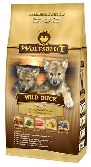 Wolfsblut Dog Wild Duck Puppy kachna a batáty 12,5 kg