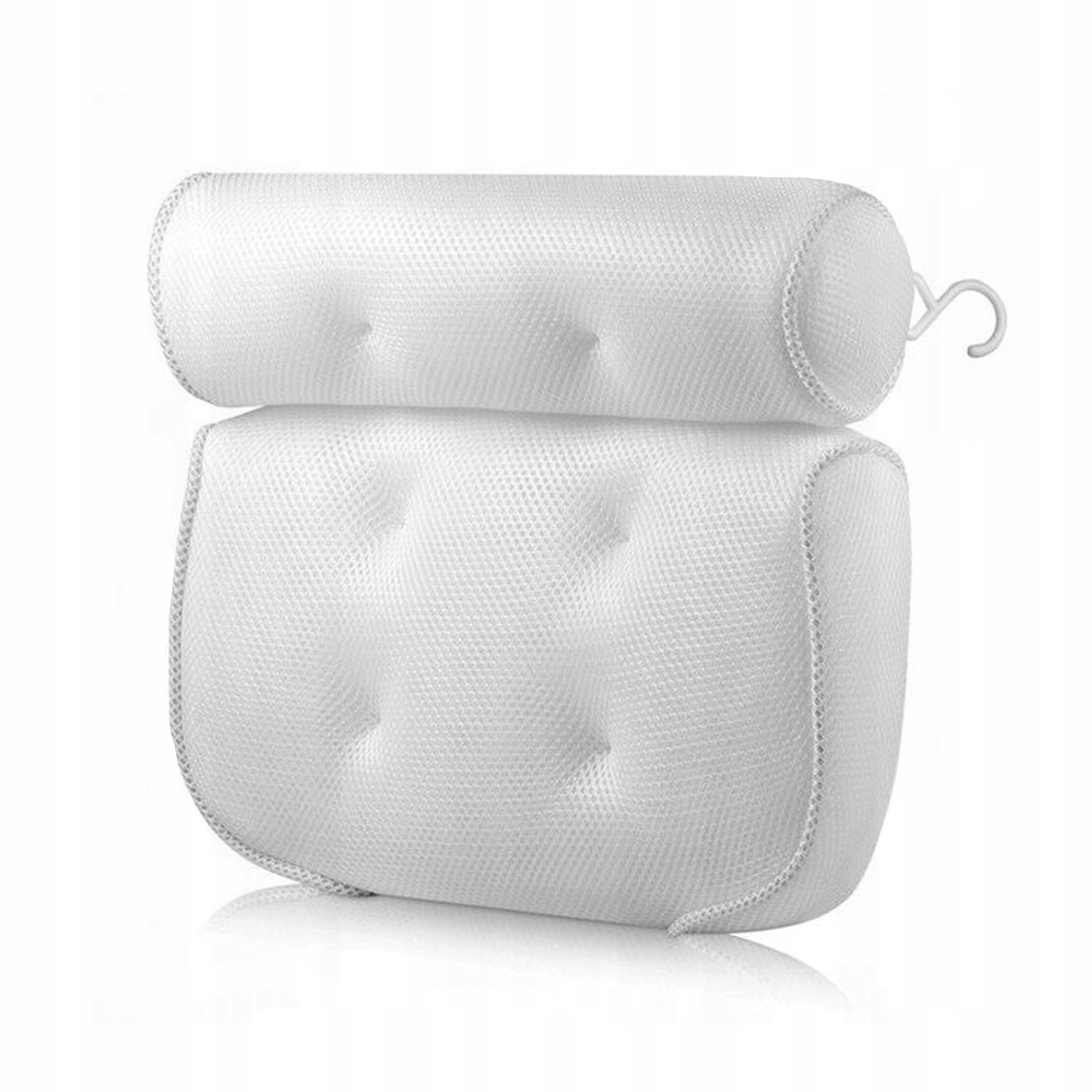 Mata Poduszka Do Kąpieli Wanny Antybakteryjna Na Przyssawki Kolor biały