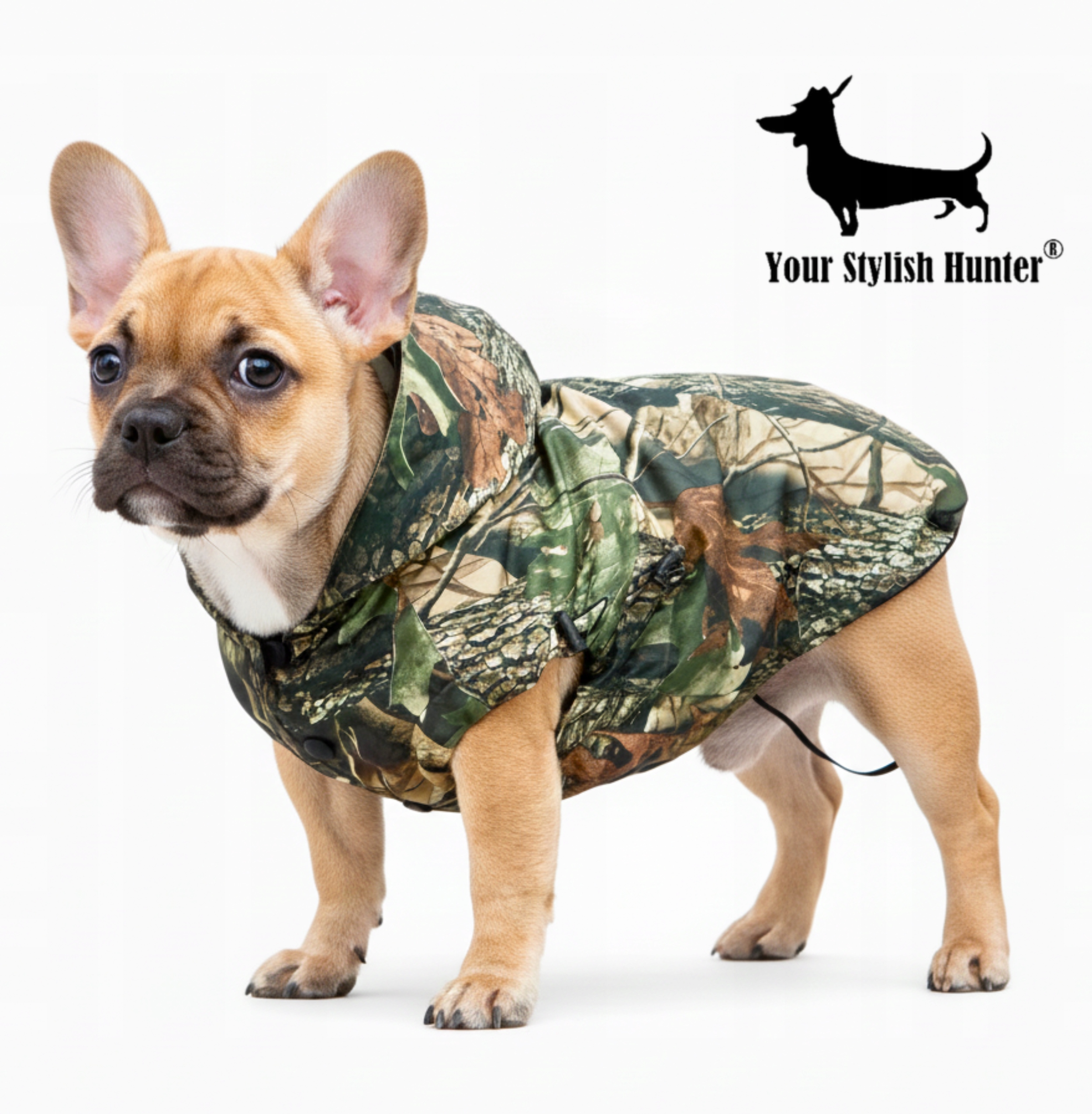 Levně Voděodolná bunda s fleecem, teplý kabát pro psa francouzského buldočka M