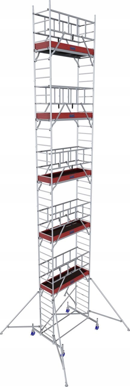 Rusztowanie aluminiowe jezdne Krause ProTec 12,3m Kod producenta 940193P
