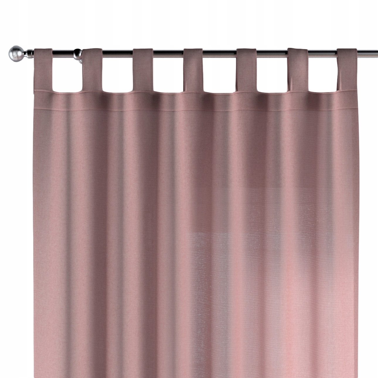 Záves na traky 1 ks 130x245 cm červený