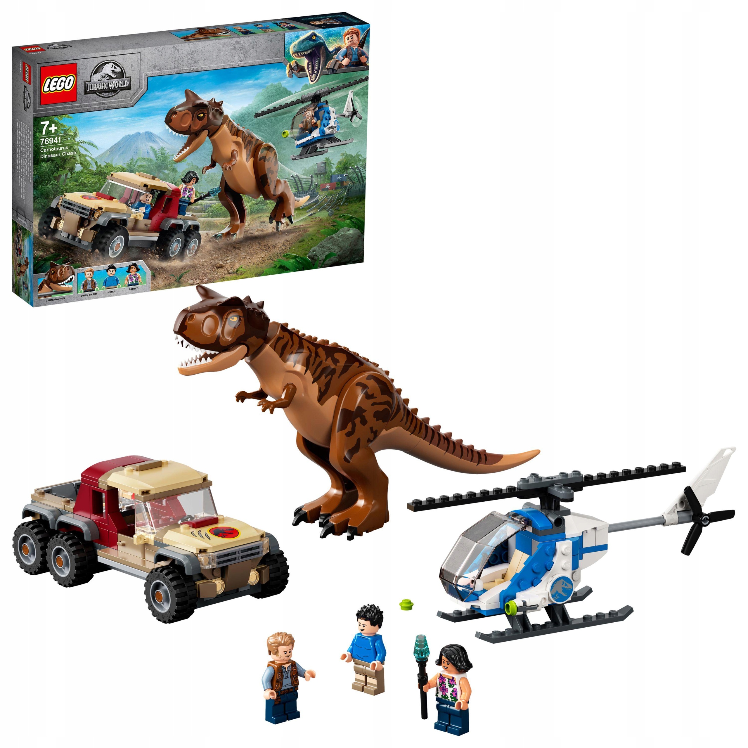 

Lego Jurassic World Pościg za karnotaurem 76941
