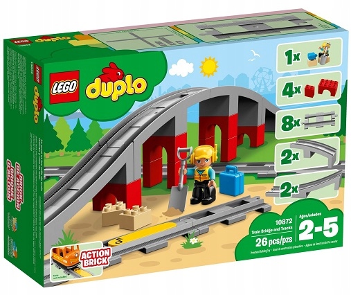 

Lego 10872 Duplo Tory kolejowe i wiadukt