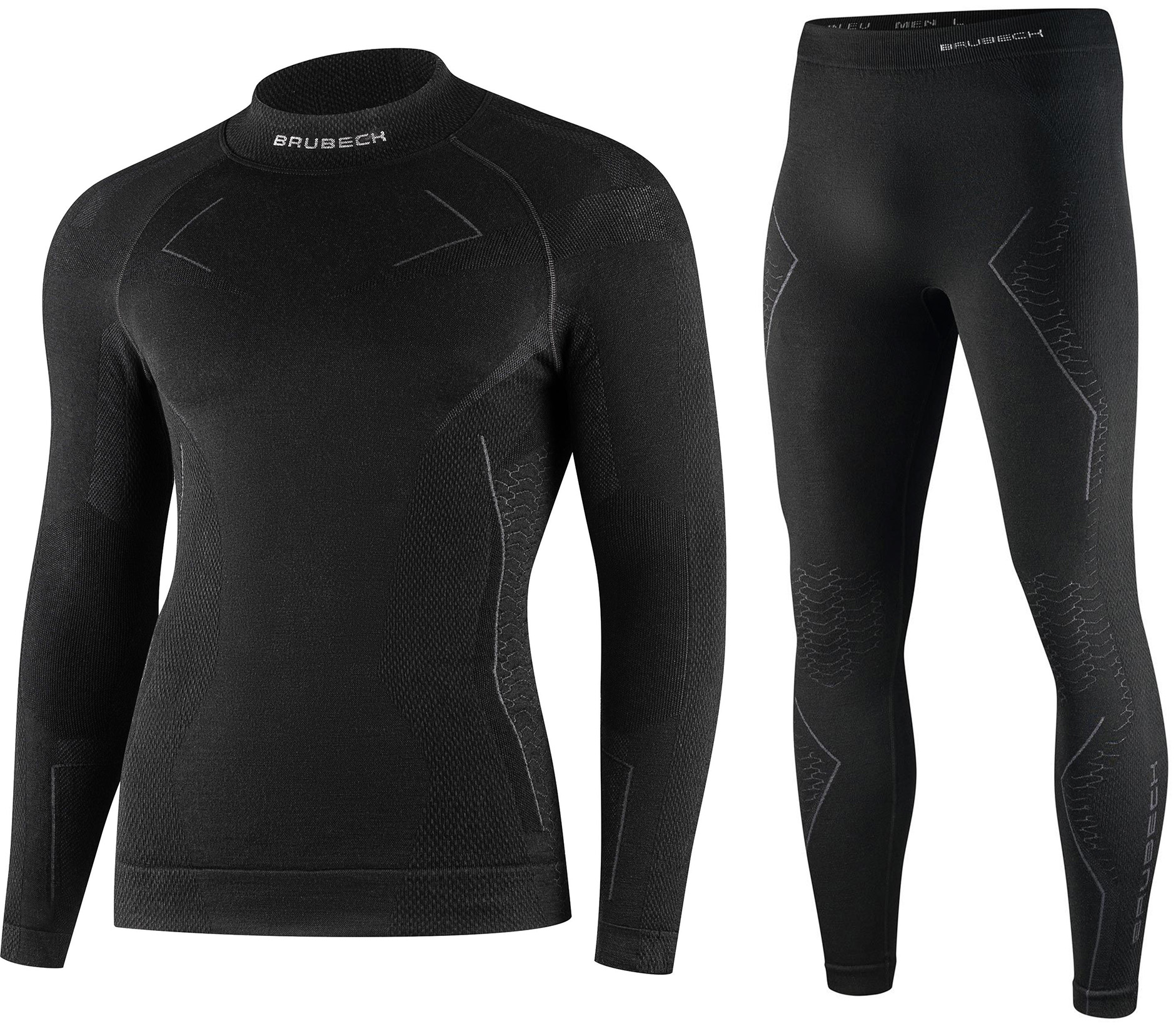 BIELIZNA TERMOAKTYWNA BRUBECK EXTREME WOOL MĘSKA KOMPLET BLUZA+SPODNIE XL