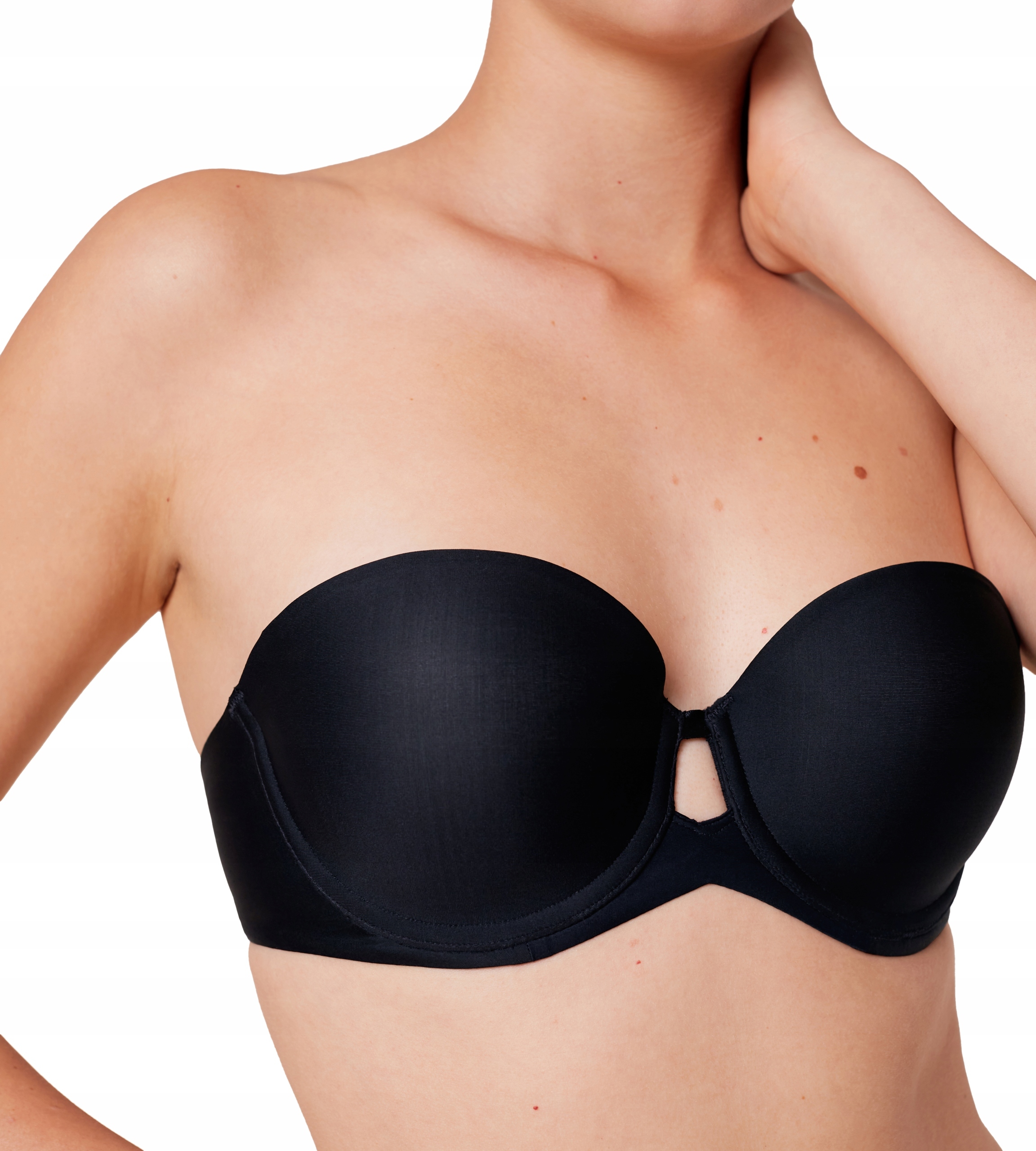 Podprsenka Triumph Pure Micro Wdp bardotka Odnímatelná ramínka Hladký 80A