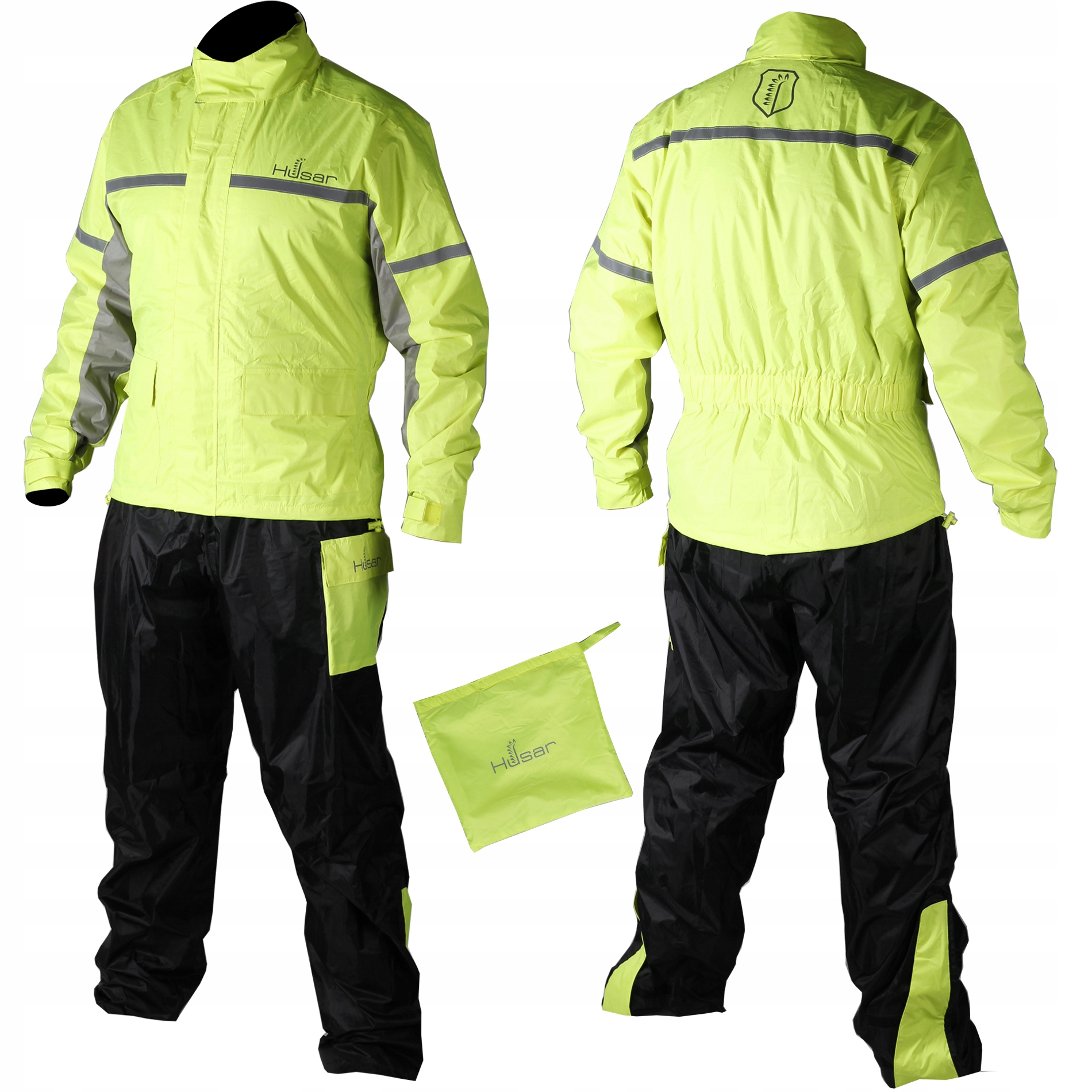 HUSAR RAIN KOMBINEZON PRZECIWDESZCZOWY MOTOCYKLOWY komplet