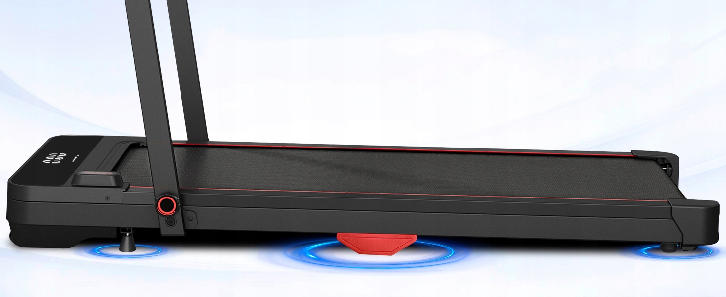 BIEŻNIA ELEKTRYCZNA DOMOWA 2w1 SKŁADANA NA PŁASKO 12 KM/H Z AMORTYZACJĄ Wysokość produktu po rozłożeniu 111 cm