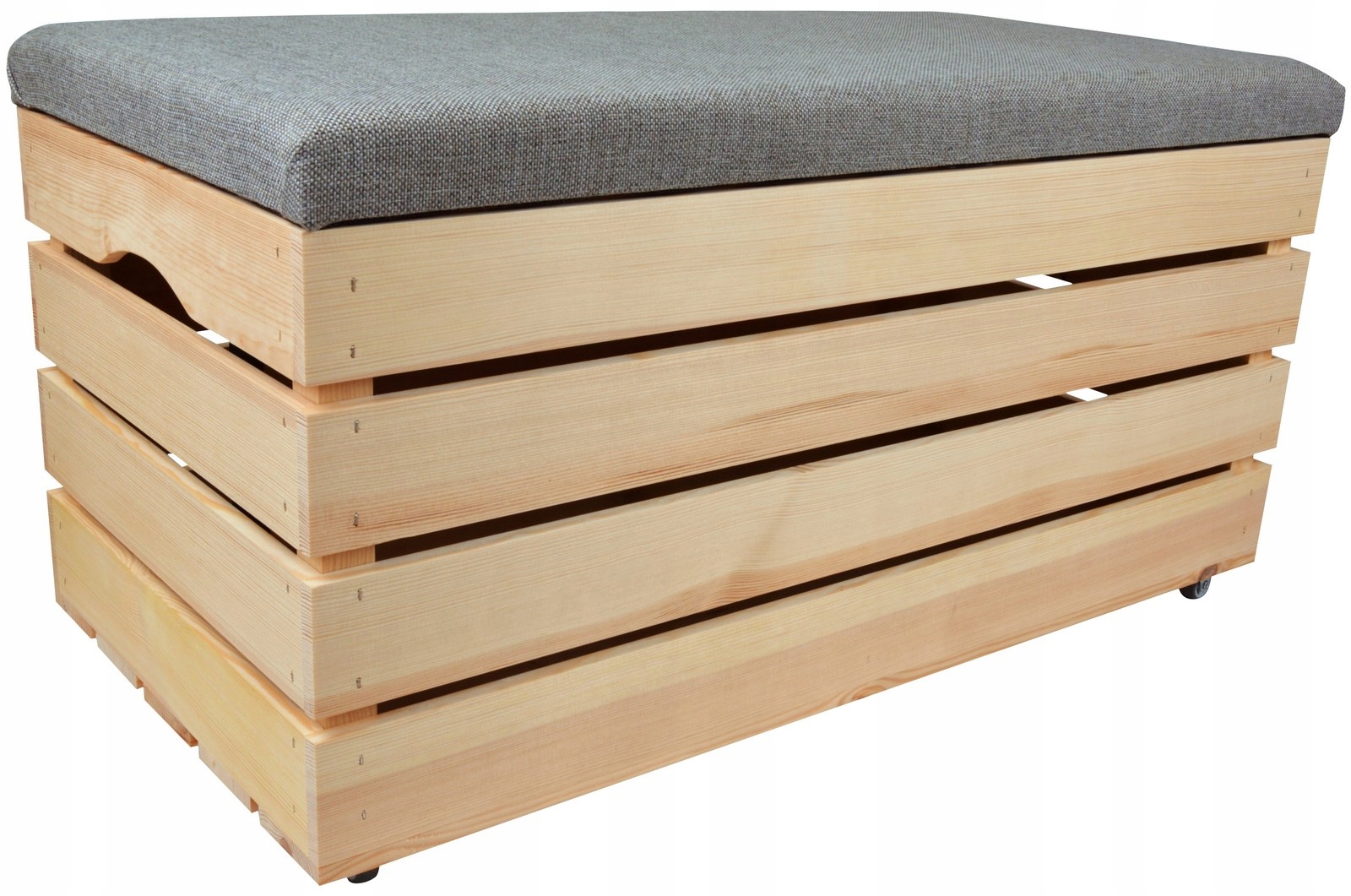 Velká Taburet S Kolečky, Úložný Prostor, Borovice, Kufr