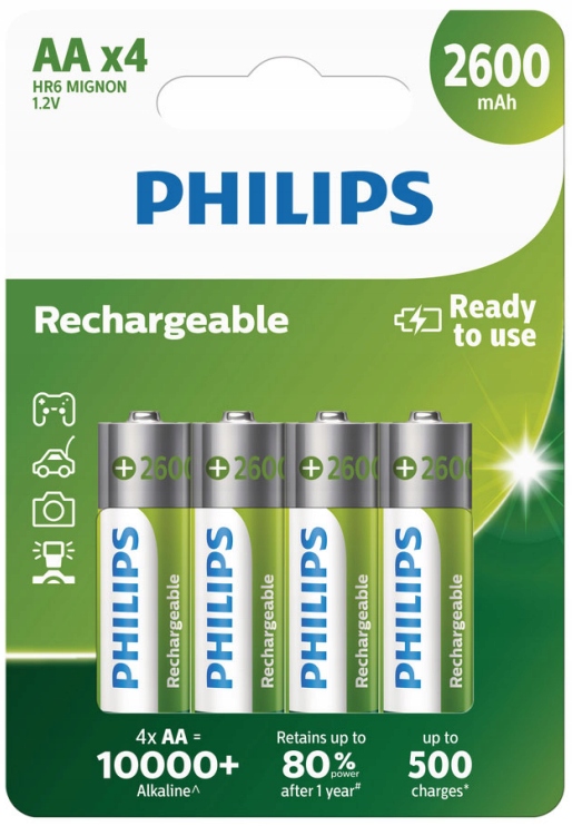 Akumulator NiMH Philips AA R6 2600 mAh 4 szt.