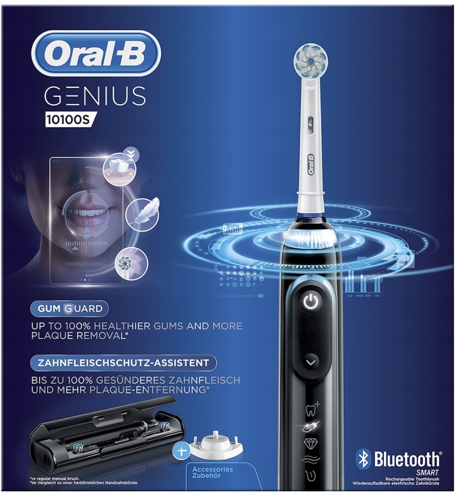 Oral-B Elektryczna szczoteczka do zębów Genius 10100S Black