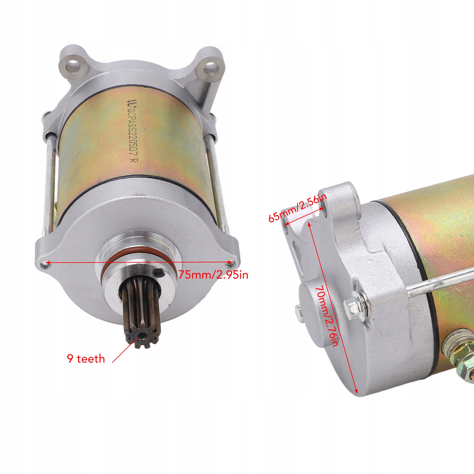 ATV Starter Motor 0GR0 091100 9 Teeth Electric E Numer katalogowy oryginału 1618220263111