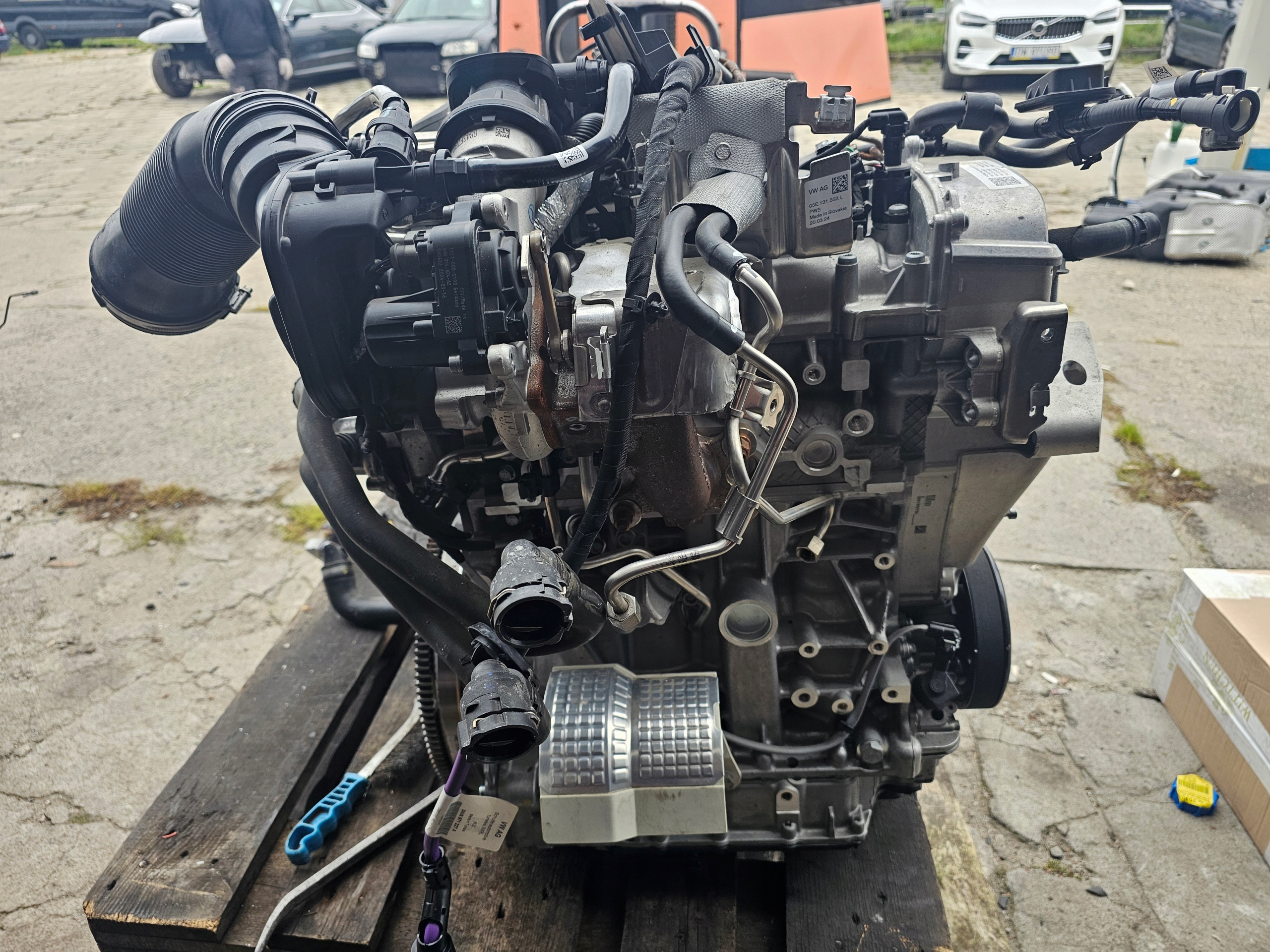 Двигатель комплект 1.5 vw PASSAT B9 DXD