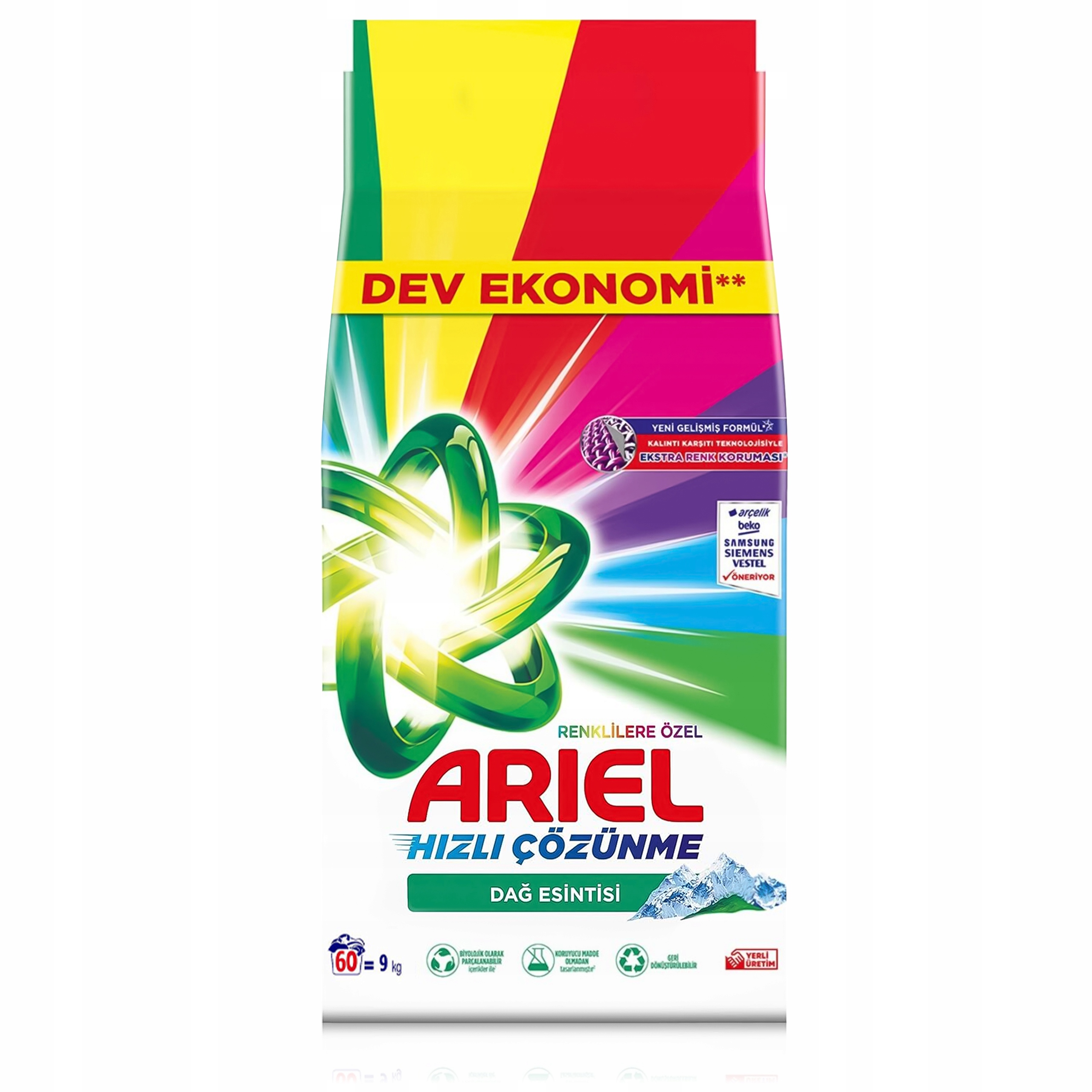 Proszek Do Prania Ariel Uniwersalny Kolor Wydajny Zapachowy Kwiaty Duży 9KG