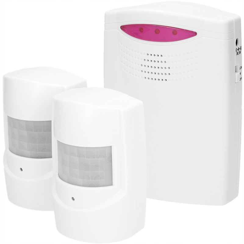 

Czujnik Ruchu Bezprz. Alarm X2 Szt. Sygnaliz. IP44