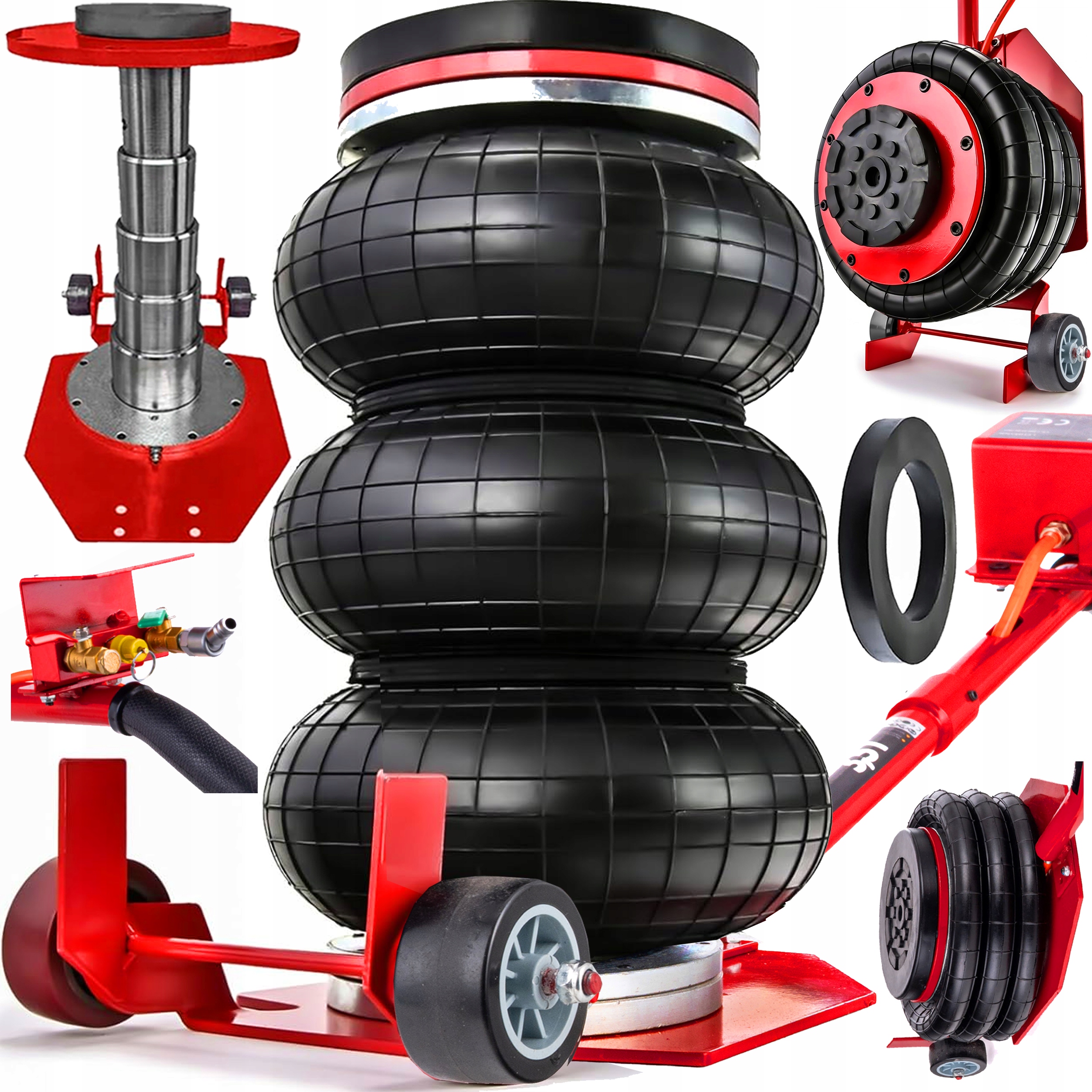 Hever Polštářový Zvedák 3,5T Lehmann Lewis 12BAR Silný Gumový Levák