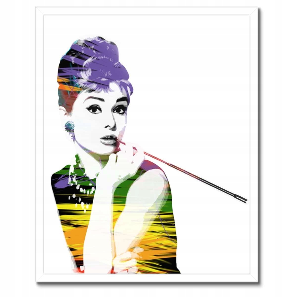Plakáty v rámu 40x50 Audrey Hepburnová Cigaretka