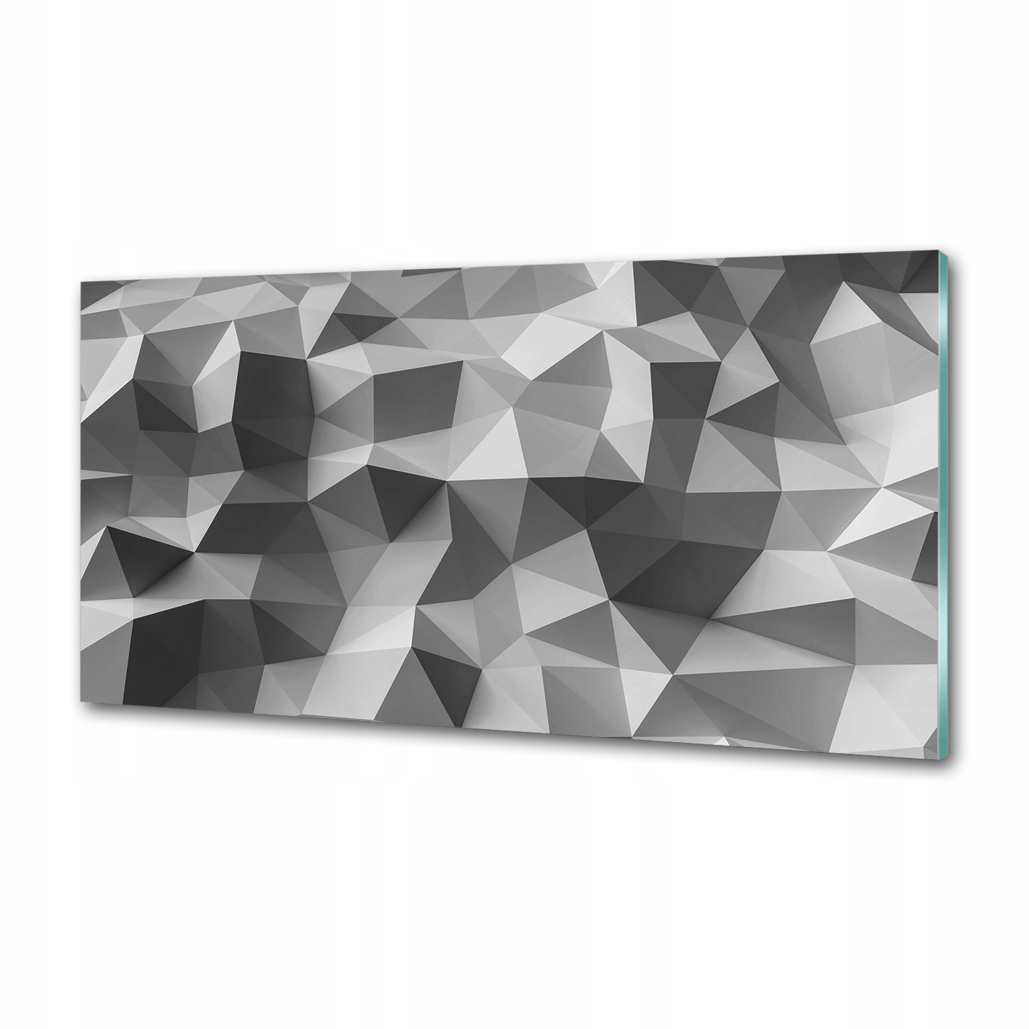 Panel lacobel Abstraktné trojuholníky 100 x 50 cm Lepidlo
