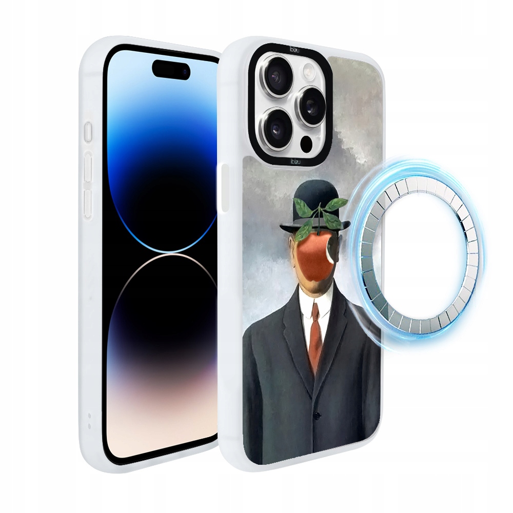 Pouzdro pro iPhone 14 Pro Ibizu DropGuard Matt s MagSafe, syn člověka