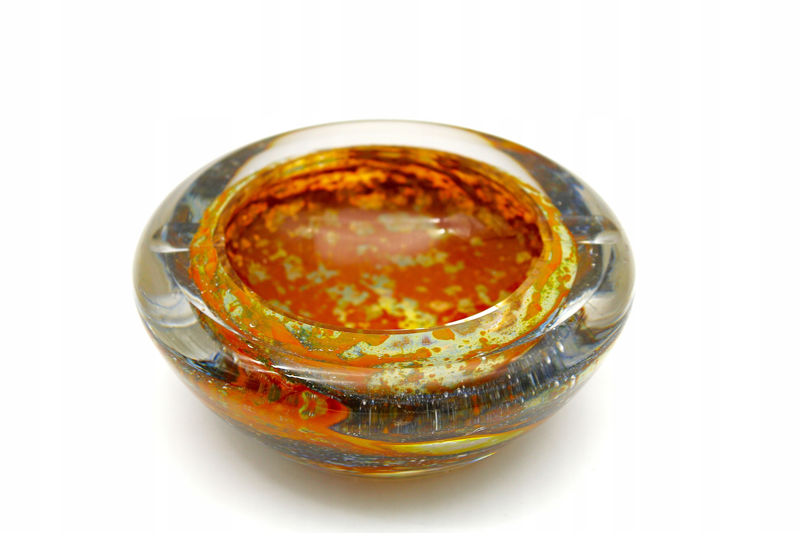 STARA CIĘŻKA KRYSZTAŁOWA POPIELNICA