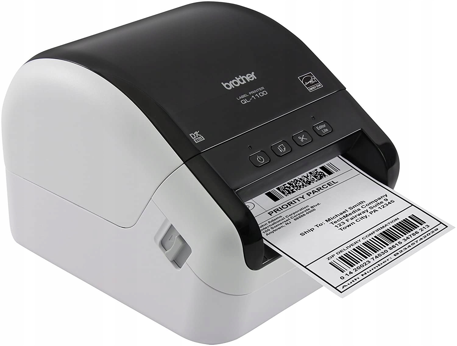 

Drukarka etykiet kurierskich Brother QL-1100