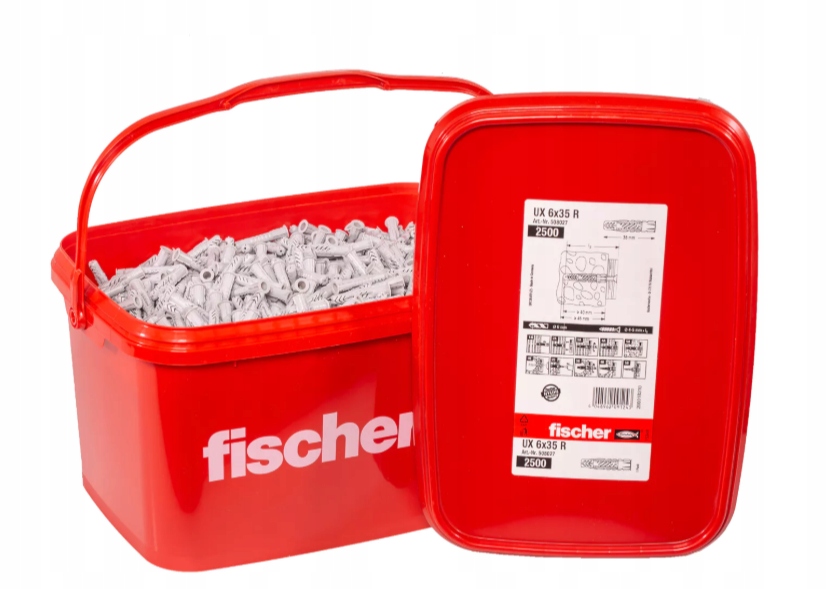 Fischer Univerzálny kolík Ux 6 x 35 R v vedierku