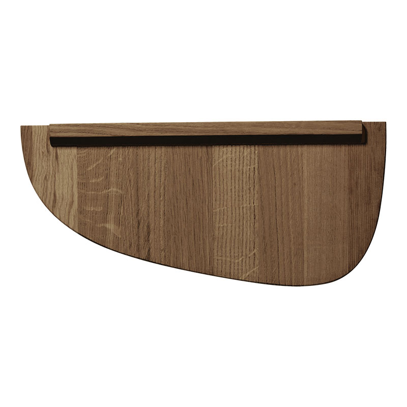 Andersen Furniture Shelf 1 Drevená nástenná polica 40 cm Tmavohnedá