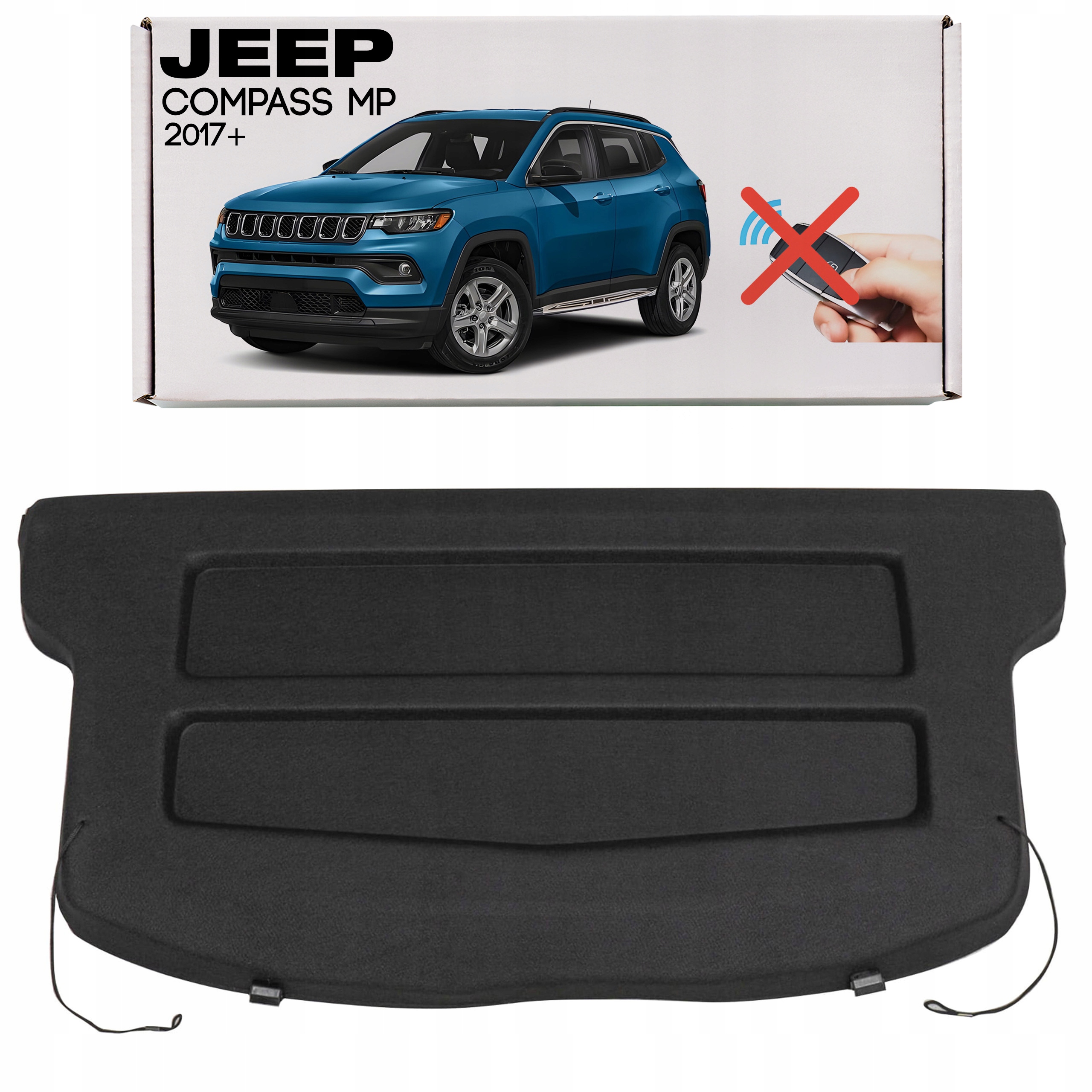 Jeep Compass II Mp 2017+ Police Zavazadlového Prostoru S Ručně Otevíratelnou Klapkou 6AA58DX9AB