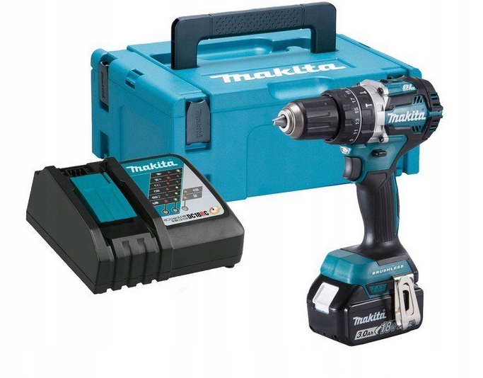 Wkrętarka Udarowa 18V 54Nm 1x3Ah Makita DHP484RF1J