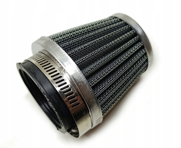 Filtr Stożkowy Tuning stożek 54mm Chromowany
