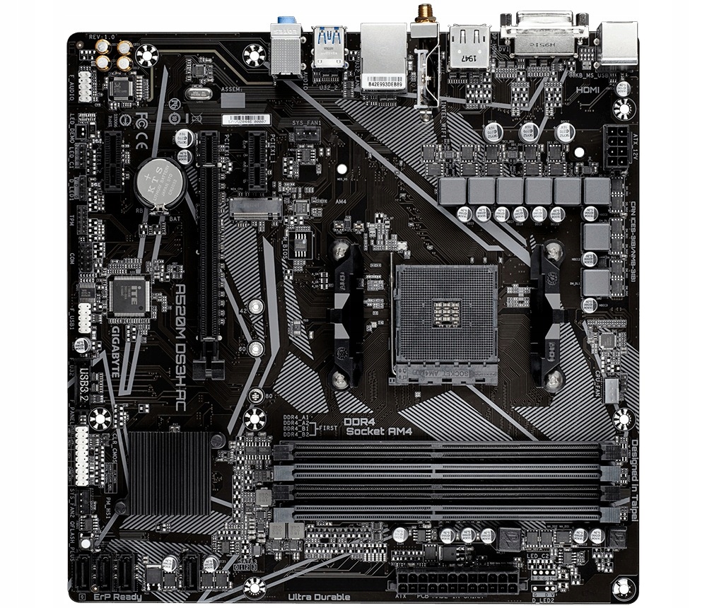 Gigabyte A520M DS3H AC/AM4/mATX