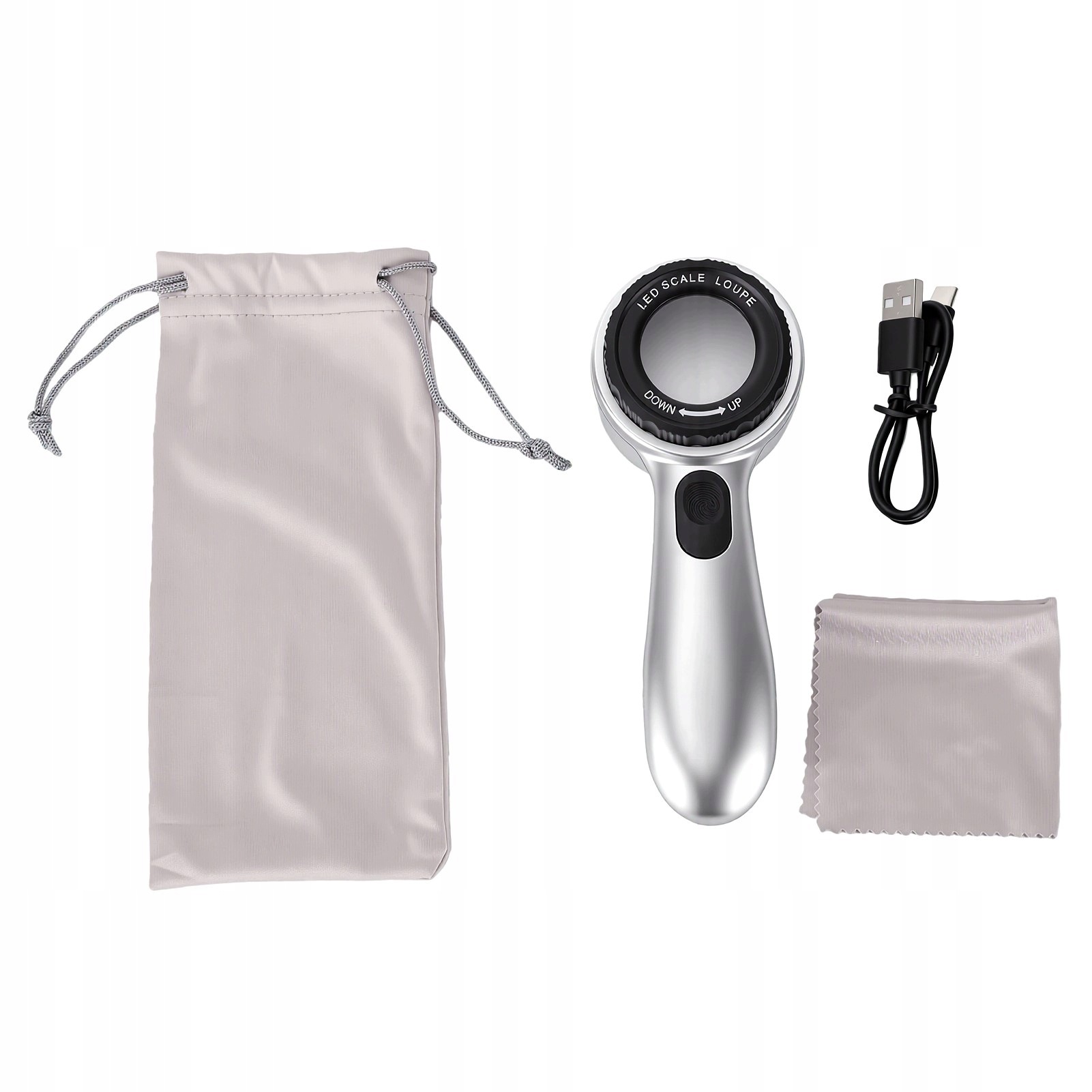 Dermatoskop Przenośny 30X Hd 4 Tryby Led Do Domu I Salonu
