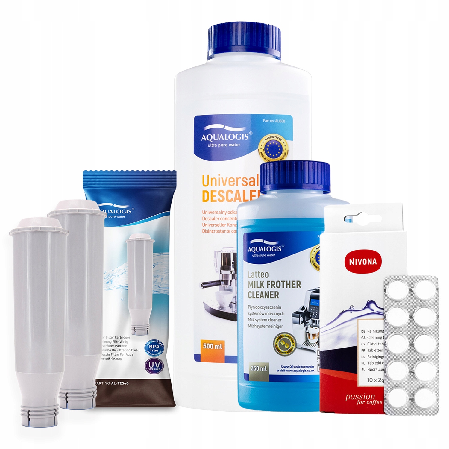 x2 Filtr do kávovaru Nivona AL-TES46 UniDec Tablety Tekutina