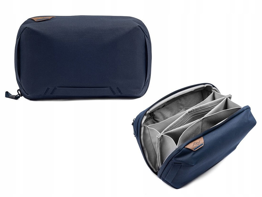 Wkład Travel Line Peak Design Tech Pouch Midnight Navy v2 Niebieski