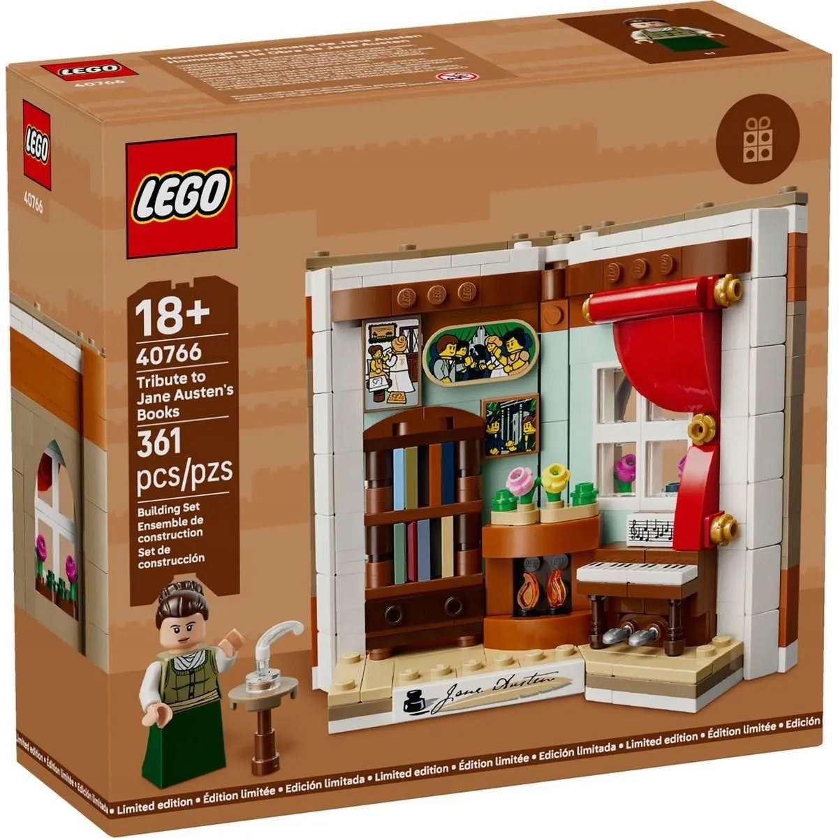 stavebnice Lego Ideas Pocta knihám Jane Austenové 361 dílků